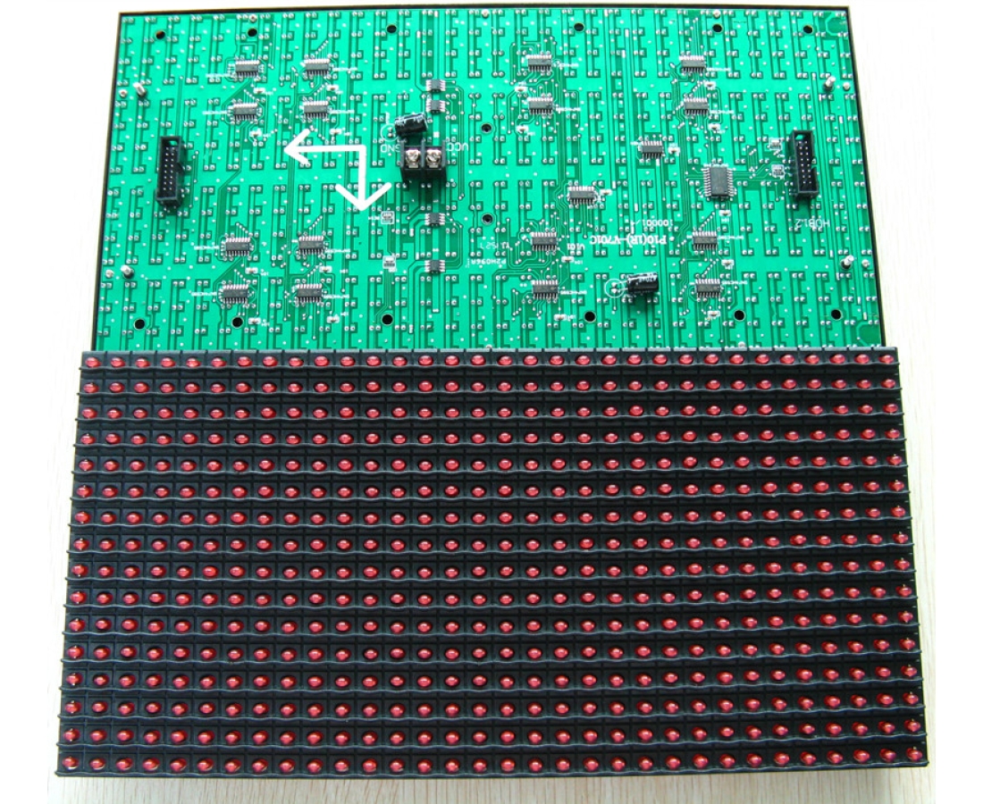 Indoor DIP Monochrome Color LED Display Module