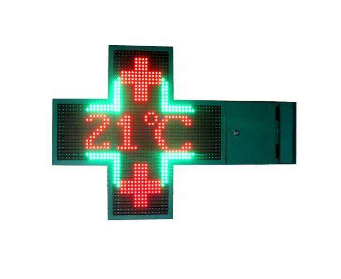 P16 800x800mm LED Pharmacy Cross