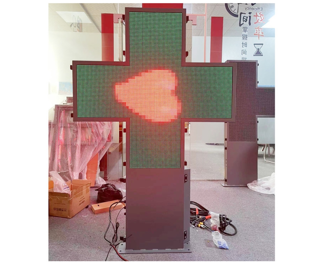 Outdoor RGB SMD LED Pharmacy Cross