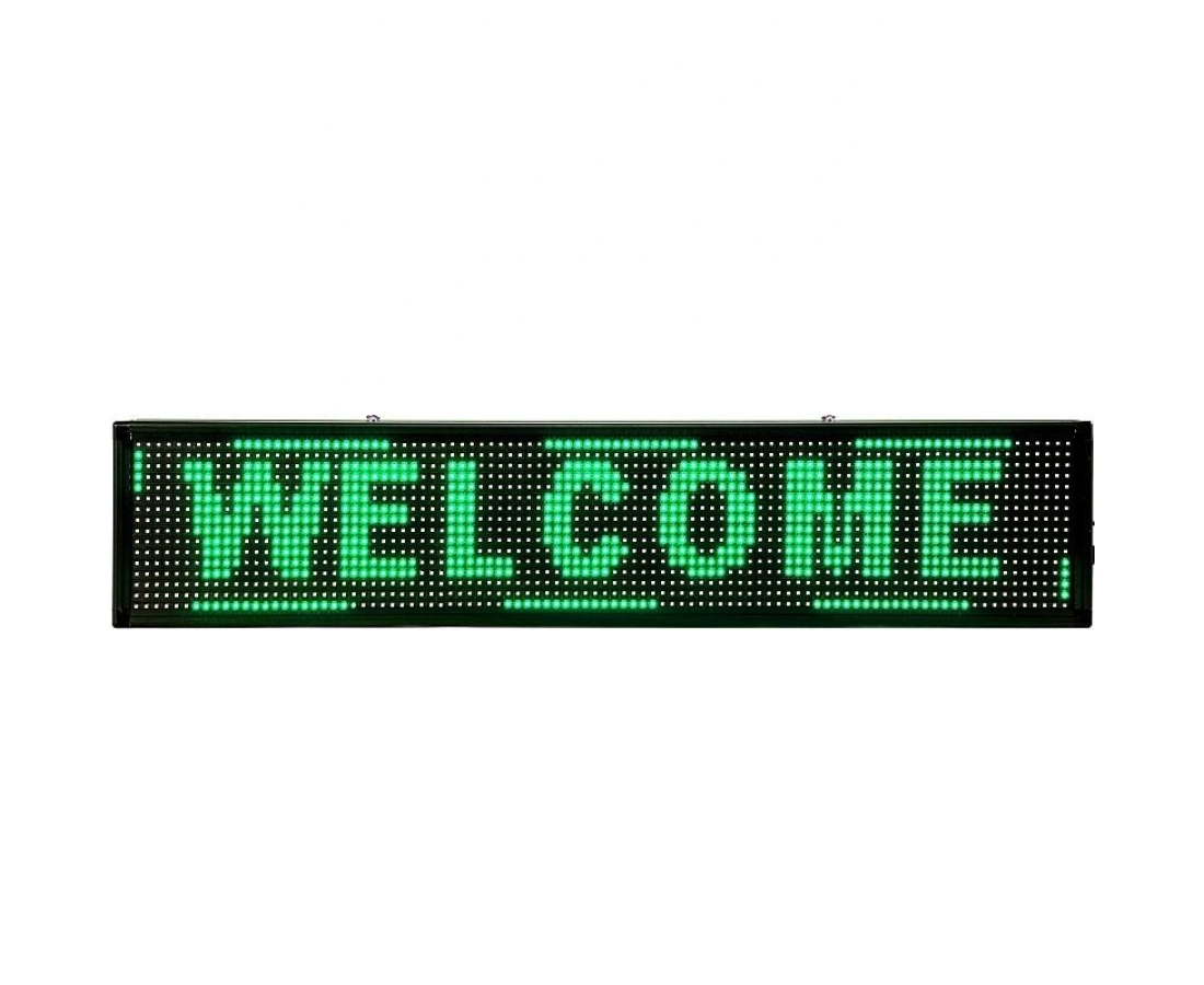 Ultra-thin Design P10mm 16X96 Pixels SMD LED Programmable Scrolling Message Sign Board PC Software Change Messages